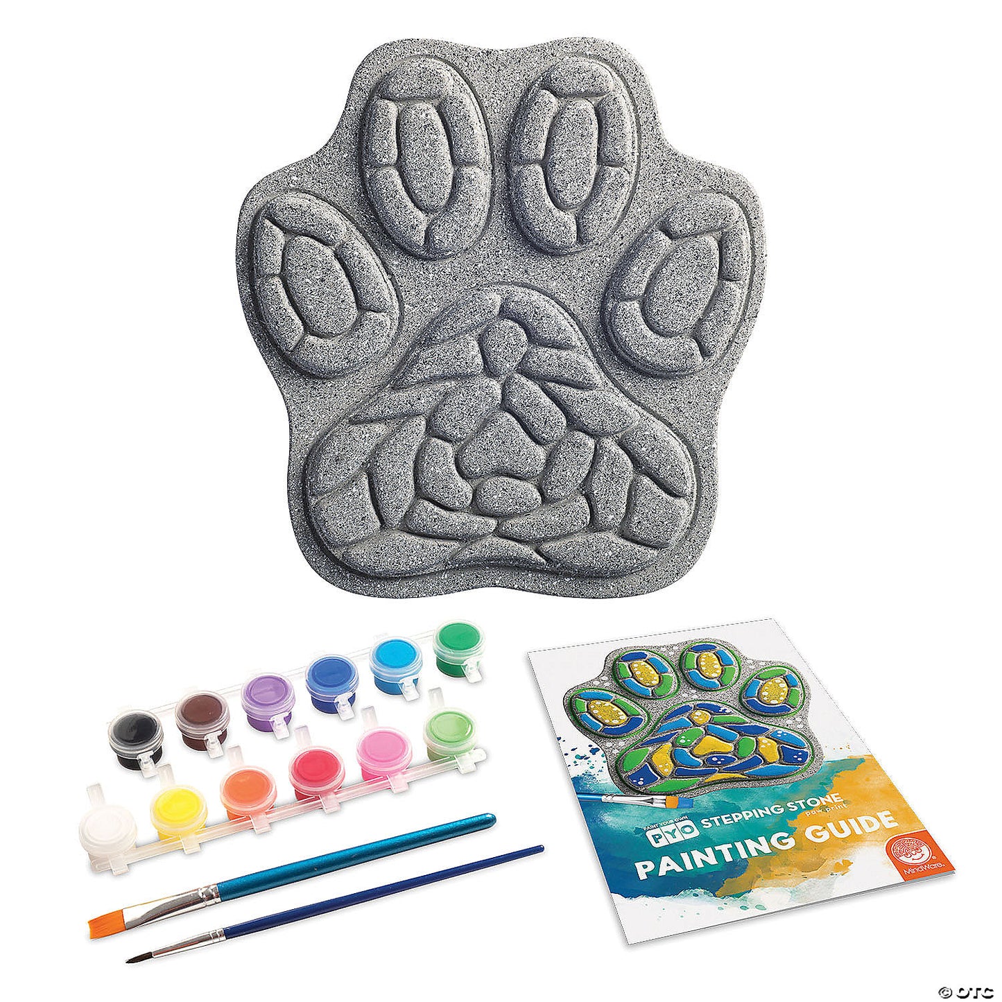 PAINT YOUR OWN STEPPING STONE-PAW PRINT