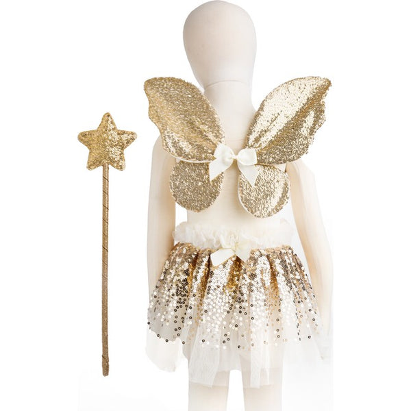 GRACIOUS GOLD SKIRT, WINGS & WAND