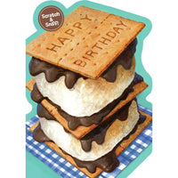 SCRATCH & SNIFF BIRTHDAY CARD SMORES