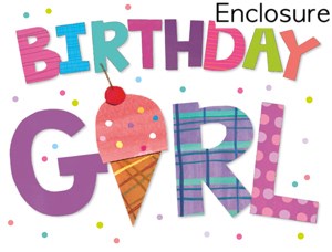 MINI CARD BIRTHDAY GIRL