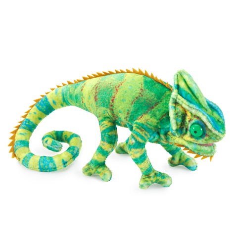 FOLKMANIS: CHAMELEON FINGER PUPPET