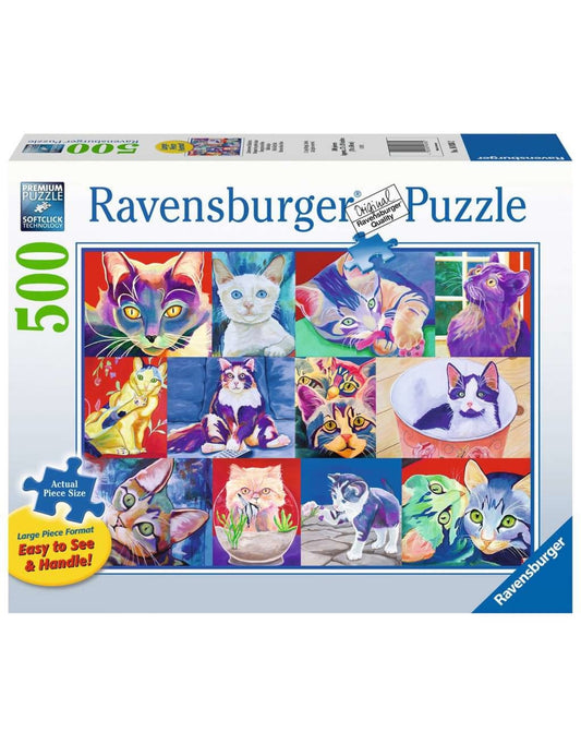 RAVENSBURGER 500 LARGE PC HELLO KITTY CAT