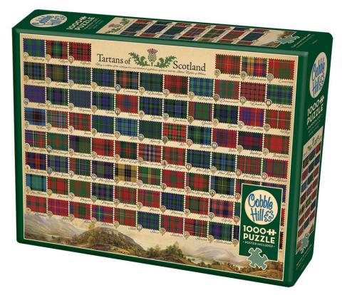 COBBLE HIL 1000 PC TARTANS OF SCOTLAND