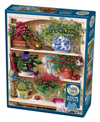 COBBLE HIL 500 PC FLOWER CUPBOARD