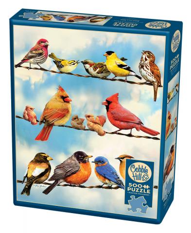 COBBLE HILL 500 PC BIRDS ON A WIRE