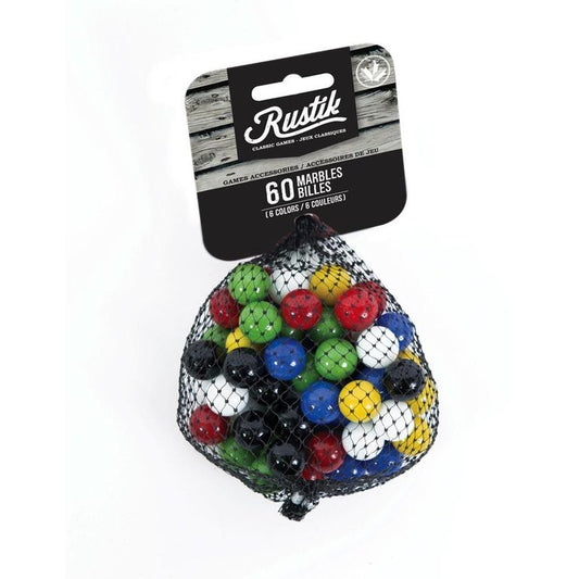 CHINESE CHECKERS MARBLES - 60 PIECE