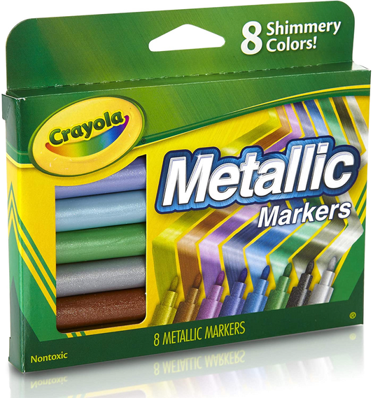 CRAYOLA METALLIC MARKERS