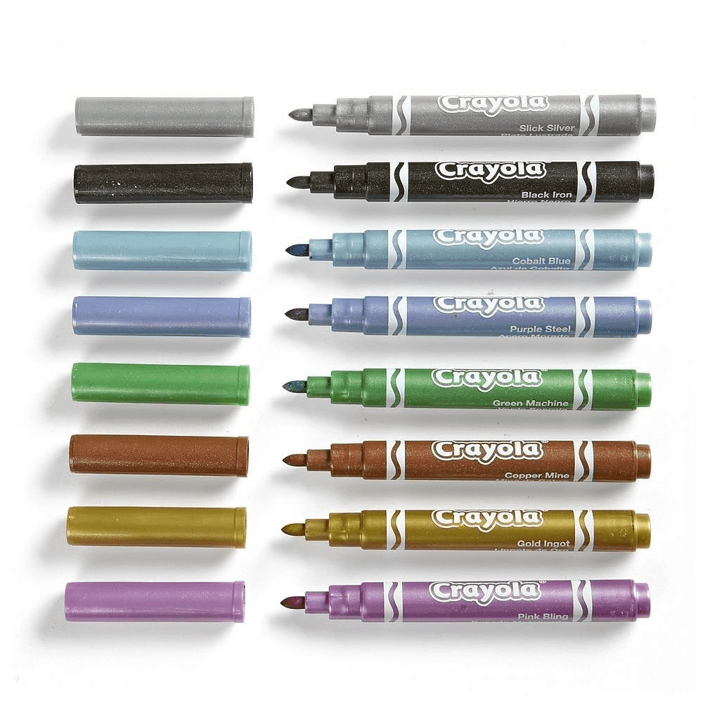 CRAYOLA METALLIC MARKERS