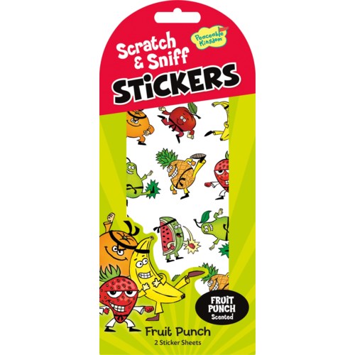 STICKERS-SCRATCH & SNIFF FRUIT PUNCH