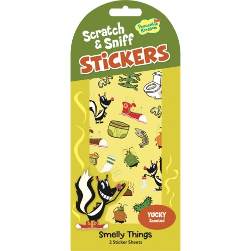 STICKERS SCRATCH & SNIFF YUCKY, SMELLY!