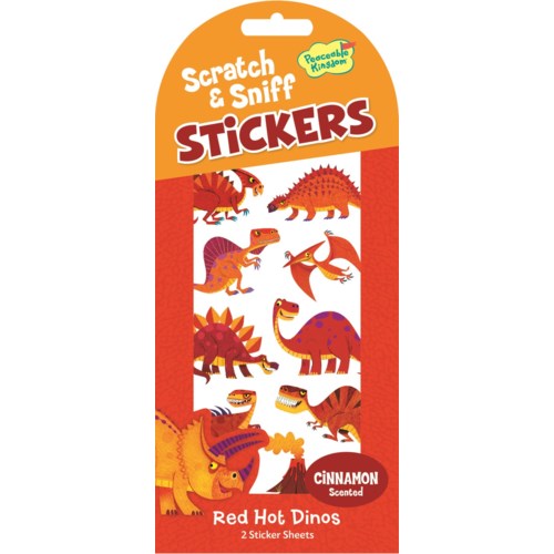 STICKERS SCRATCH & SNIFF CINNAMON DINOS