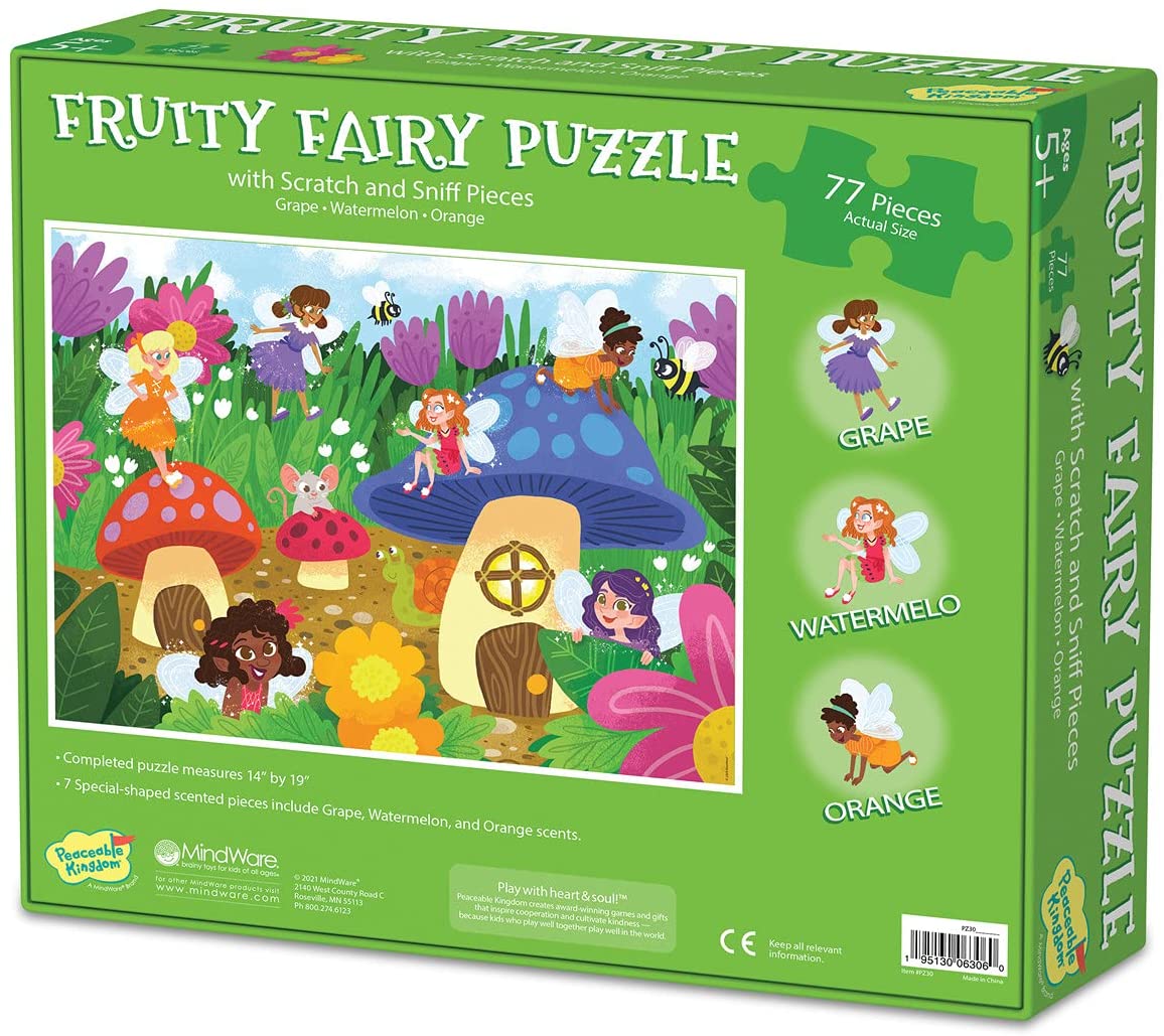 SCRATCH & SNIFF PUZZLE- FRUITY FAIRY PUZZLE